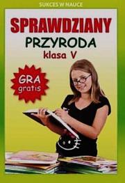 Sprawdziany. Przyroda Kl. V w.2015. Autor: Wrocławski Grzegorz. Dadada.pl Okładka książki Sprawdziany. Przyroda Kl. V w.2015