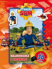 Okładka książki Strażak Sam. Kolorowanka z zadaniami w.2022