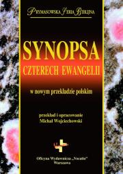 Synopsa czterech Ewangelii. Autor: Michał Wojciechowski. Dadada.pl Okładka książki Synopsa czterech Ewangelii