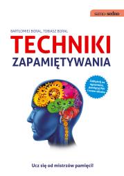 Techniki zapamiętywania. Autor: Bartłomiej Boral, Tobiasz Boral. Dadada.pl Okładka książki Techniki zapamiętywania