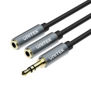 UINITEK PRZEWÓD MINIJACK 3,5MM (M) - 2X 3,5MM (F). Wydawca: Unitek. Dadada.pl Opakowanie UINITEK PRZEWÓD MINIJACK 3,5MM (M) - 2X 3,5MM (F)