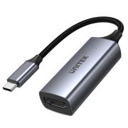 UNITEK ADAPTER USB-C - HDMI 2.0 4K@60HZ, ALU, 15CM. Wydawca: Unitek. Dadada.pl Opakowanie UNITEK ADAPTER USB-C - HDMI 2.0 4K@60HZ, ALU, 15CM