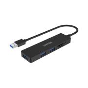 UNITEK HUB USB 3X3.1 GEN 1, SD MICROSD, H1108A. Autor: Irena Brignull. Dadada.pl Okładka książki UNITEK HUB USB 3X3.1 GEN 1, SD MICROSD, H1108A