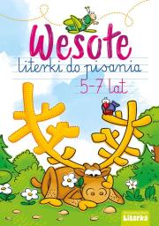 Okładka książki Wesołe literkli do pisania 5-7 lat