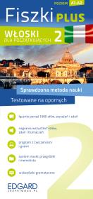 Włoski Fiszki PLUS dla początkujących 2. Autor: Dario Prola, Michał Podsiadło. Dadada.pl Okładka książki Włoski Fiszki PLUS dla początkujących 2