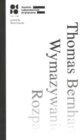 Wymazywanie rozpad. Autor: Bernhard Thomas. Dadada.pl Okładka książki Wymazywanie rozpad