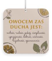 Opakowanie Zawieszka zapachowa - Owocem zaś Ducha jest
