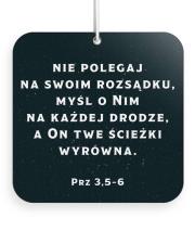 Opakowanie Zawieszka zapachowa - Ufaj Panu