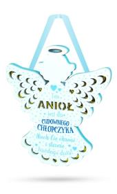 Zawieszka ZOS-008 Anioł dla cudownego chłopczyka. Wydawca: Kukartka. Dadada.pl Opakowanie Zawieszka ZOS-008 Anioł dla cudownego chłopczyka
