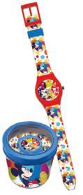 Opakowanie Zegarek analogowy Mickey w metalowym opakowaniu WD22139