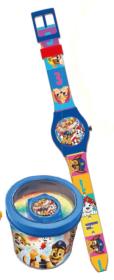 Opakowanie Zegarek analogowy Paw Patrol w metalowym opakowaniu PW19878