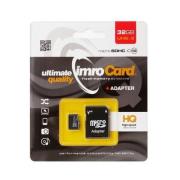 Okładka książki Zestaw kart pamięci IMRO MicroSD10/32G UHS-3 ADP (32GB; Class U3; Adapter, Karta pamięci)