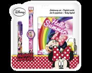 Opakowanie Zestaw piśmienniczy zegark cyfrowy długopis pamiętnikiem Minnie WD20418