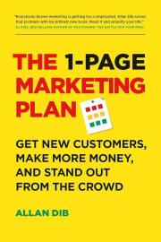 1-Page Marketing Plan. Autor: Dib Allan. Dadada.pl Okładka książki 1-Page Marketing Plan