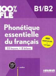 Okładka książki 100% FLE Phonetique essentielle du francais B1/B2