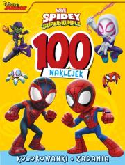 Okładka książki 100 naklejek. Marvel Spidey i superkumple