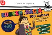 100 zabaw z detektywem Motywem Koncentracja. Autor: Joanna Zagrajek, MAGDALENA PRZEDNICZEK. Dadada.pl Okładka książki 100 zabaw z detektywem Motywem Koncentracja