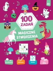 Okładka książki 100 zadań. Magiczne stworzenia