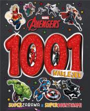 Okładka książki 1001 naklejek. Marvel Avengers