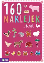 Okładka książki 160 naklejek. Na wsi