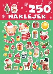 Opakowanie 250 świątecznych naklejek Święta z pomysłem