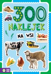 Okładka książki 300 naklejek. Na wsi