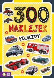 Okładka książki 300 naklejek Pojazdy