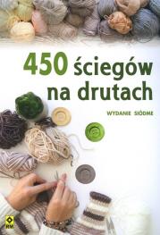 Okładka książki 450 ściegów na drutach