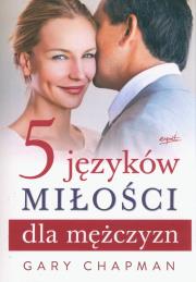 Okładka książki 5 języków miłości dla mężczyzn