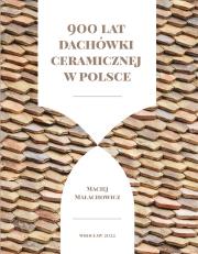 Okładka książki 900 lat dachówki ceramicznej w Polsce