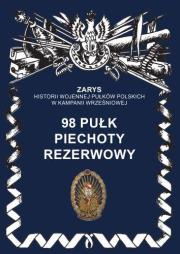 98 pułk piechoty rezerwowy. Autor: Dymek Przemysław. Dadada.pl Okładka książki 98 pułk piechoty rezerwowy