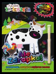 Okładka książki A ja lubię zwierzęta. Ale zdrapka!