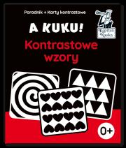 Okładka książki A kuku! Kontrastowe wzory (Poradnik + karty obrazkowe). Kapitan Nauka