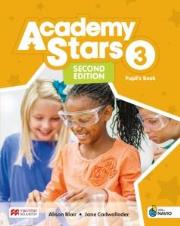 Okładka książki Academy Stars 2nd ed 3 PB with Digital WB + online