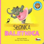 Ach te zwierzaki Slonica baletnica 2023. Autor: Vanevska Katarzyna. Dadada.pl Okładka książki Ach te zwierzaki Slonica baletnica 2023