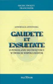 Okładka książki Adhortacja apostolska Gaudete et Exsultate