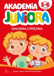Okładka książki Akademia Juniora. Ćwiczenia z myślenia 5-6 lat