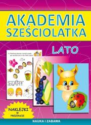 Akademia sześciolatka. Lato. Autor: Guzowska Beata. Dadada.pl Okładka książki Akademia sześciolatka. Lato