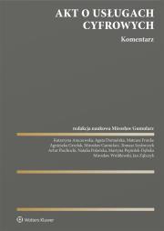 Okładka książki Akt o usługach cyfrowych. Komentarz