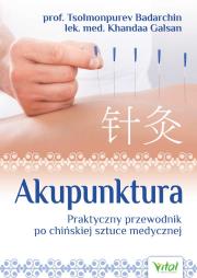 Akupunktura. Praktyczny przewodnik po chińskiej sztuce medycznej. Autor: Tsolmonpurev Badarchin. Dadada.pl Okładka książki Akupunktura. Praktyczny przewodnik po chińskiej sztuce medycznej