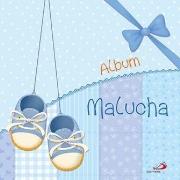 Album Malucha niebieski. Autor: Maria Elena Gonano. Dadada.pl Okładka książki Album Malucha niebieski