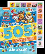 Okładka książki Ale akcja! Psi Patrol. 505 naklejek