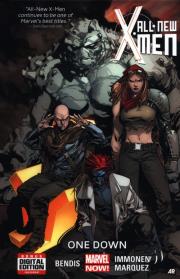 All-new X-men Volume 5: One Down. Autor: Brian Michael Bendis. Dadada.pl Okładka książki All-new X-men Volume 5: One Down