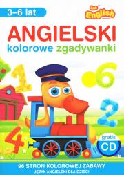 Okładka książki Angielski. Kolorowe zgadywanki (3-6)