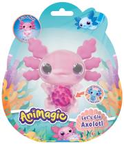 Animagic zabawka interaktywna Axolotl różowy. Wydawca: Goliath. Dadada.pl Opakowanie Animagic zabawka interaktywna Axolotl różowy