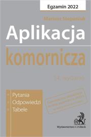 Okładka książki Aplikacja komornicza 2022...w.14