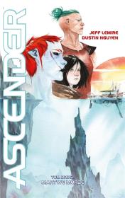 Ascender T.2: Martwe Morze. Autor: Lemire Jeff, Dustin Nguyen. Dadada.pl Okładka książki Ascender T.2: Martwe Morze