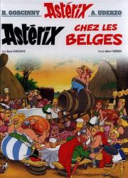 Asterix chez les Belges. Autor: Rene Gościnny, Albert Uderzo. Dadada.pl Okładka książki Asterix chez les Belges