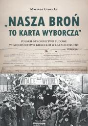 Okładka książki asza broń to karta wyborcza