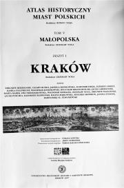 Okładka książki Atlas historyczny miast pol. T.5 Małopolska z.1